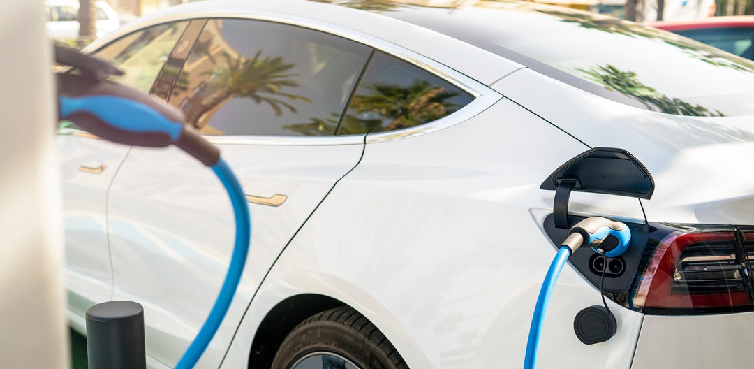 E-Auto wird geladen in Freiburg