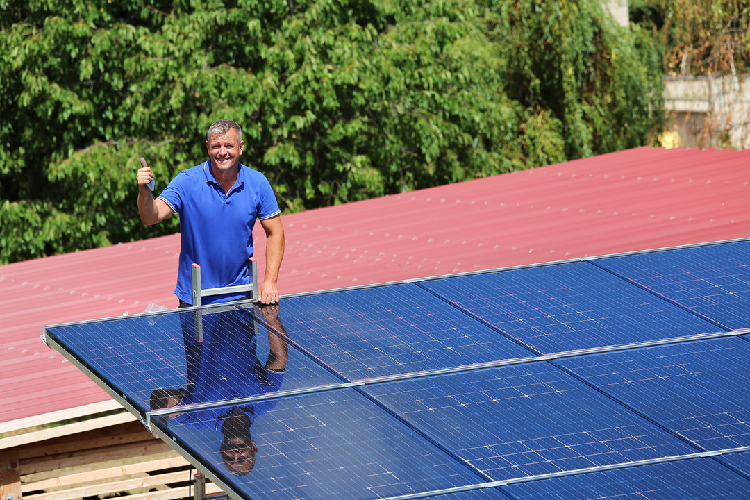 PV-Anlage auf Gewerbedach