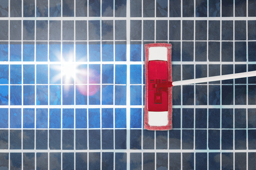 Reinigung einer Photovoltaikanlage